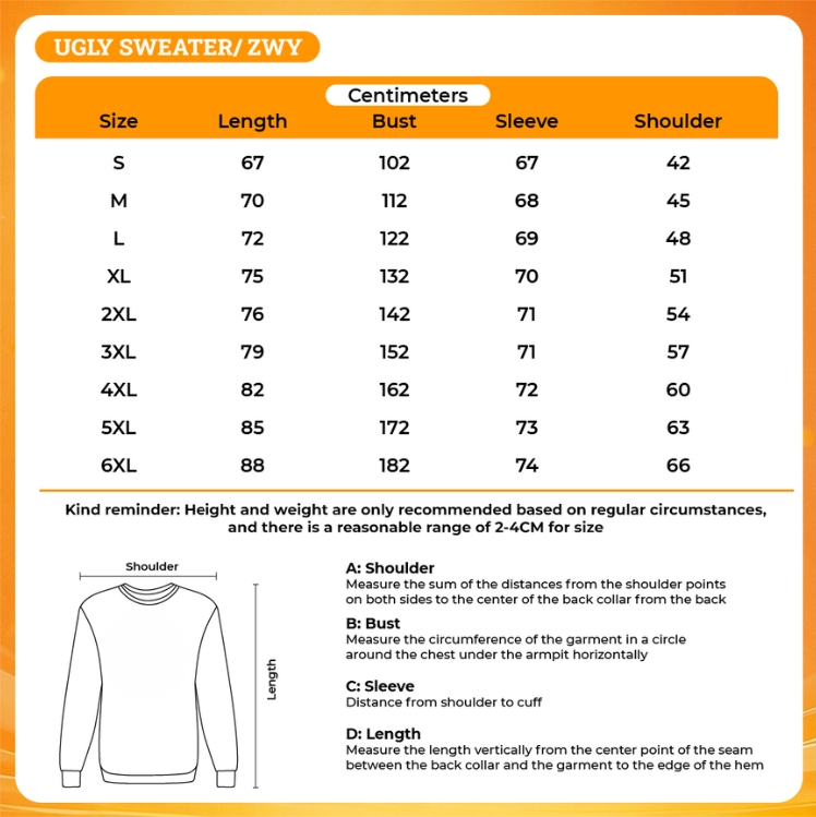 3D UGLY SWEATER - Jujutsu Kaisen Store