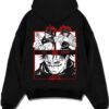 CHOSOV5 A.black hoodie flat back design - Jujutsu Kaisen Store