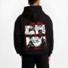 CHOSOV5 B.black hoodie male back view - Jujutsu Kaisen Store