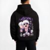 GOJO9VL B.black hoodie male back view - Jujutsu Kaisen Store