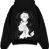 GOJODE A.black hoodie flat back design - Jujutsu Kaisen Store