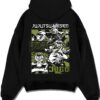 HANAMI A.black hoodie flat back design - Jujutsu Kaisen Store