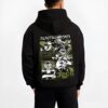 HANAMI B.black hoodie male back view - Jujutsu Kaisen Store