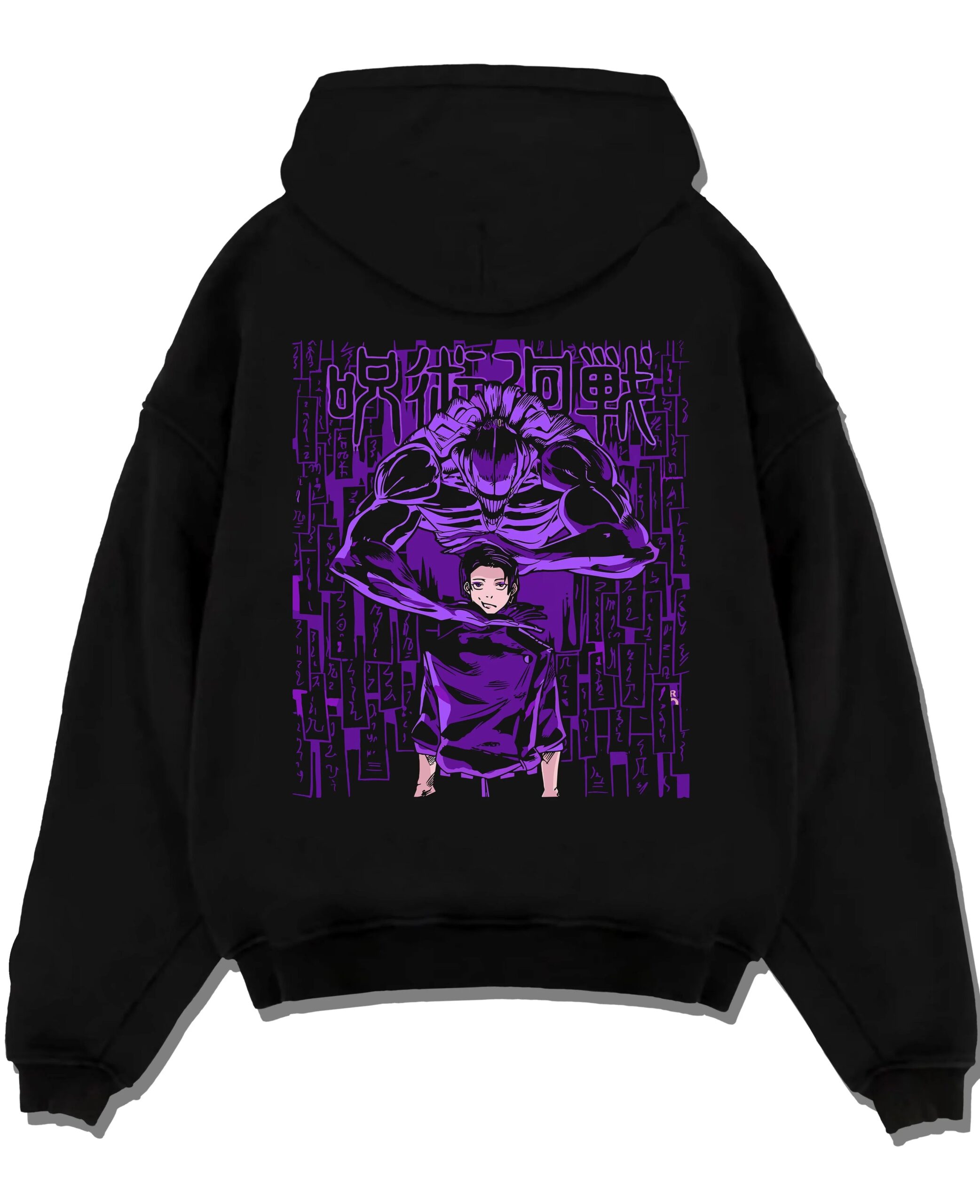 INUMAK A.black hoodie flat back design scaled - Jujutsu Kaisen Store