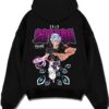 JJKDOM A.black hoodie flat back design - Jujutsu Kaisen Store