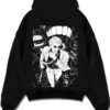 JJKHIGH A.black hoodie flat back design - Jujutsu Kaisen Store