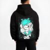JJKLOGO B.black hoodie male back view - Jujutsu Kaisen Store