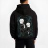 JJKLOG B.black hoodie male back view - Jujutsu Kaisen Store