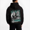 JJKSPE B.black hoodie male back view - Jujutsu Kaisen Store