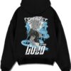 JJKTOK A.black hoodie flat back design - Jujutsu Kaisen Store