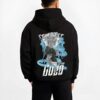 JJKTOK B.black hoodie male back view - Jujutsu Kaisen Store
