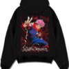 JOGO A.black hoodie flat back design - Jujutsu Kaisen Store
