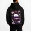KIRJOJO B.black hoodie male back view - Jujutsu Kaisen Store