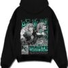MAHITO1 A.black hoodie flat back design - Jujutsu Kaisen Store