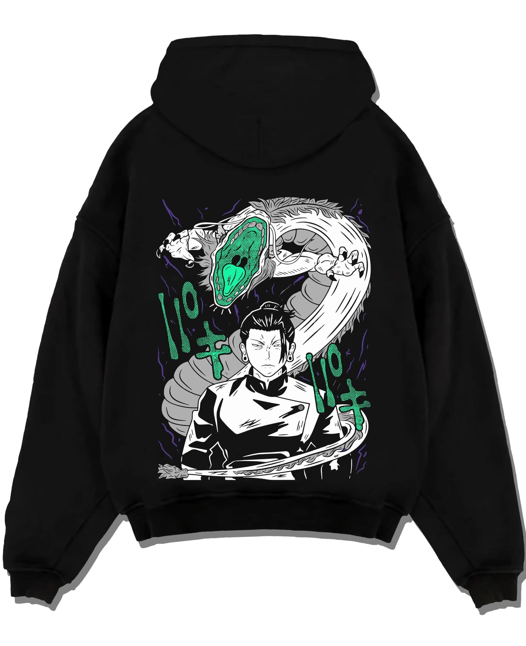 MAHITO A.black hoodie flat back design scaled - Jujutsu Kaisen Store