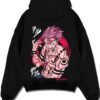 MAKIZN A.black hoodie flat back design - Jujutsu Kaisen Store