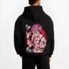 MAKIZN B.black hoodie male back view - Jujutsu Kaisen Store