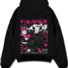 MAKZEN A.black hoodie flat back design - Jujutsu Kaisen Store