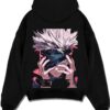 MECHAM A.black hoodie flat back design 1 - Jujutsu Kaisen Store