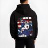 MEGFUS B.black hoodie male back view - Jujutsu Kaisen Store