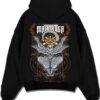 MHRGV2 A.black hoodie flat back design - Jujutsu Kaisen Store