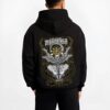 MHRGV3 B.black hoodie male back view - Jujutsu Kaisen Store