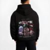 MIWAKS B.black hoodie male back view - Jujutsu Kaisen Store