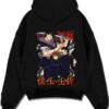 NANAMI A.black hoodie flat back design - Jujutsu Kaisen Store