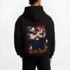 NANAMI B.black hoodie male back view - Jujutsu Kaisen Store