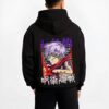 NOBKUG B.black hoodie male back view - Jujutsu Kaisen Store