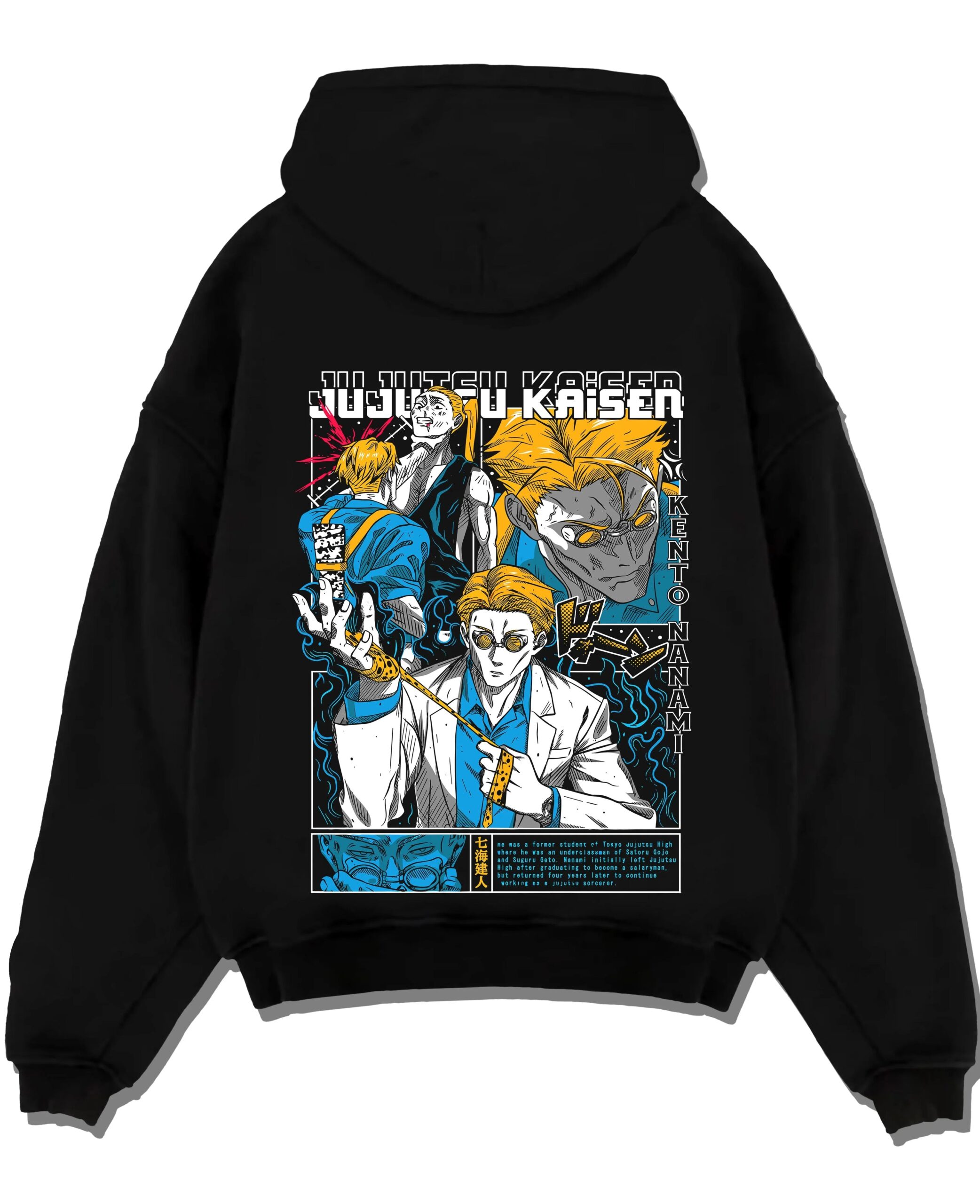 RATIOnn A.black hoodie flat back design scaled - Jujutsu Kaisen Store