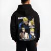 SALMAGE B.black hoodie male back view - Jujutsu Kaisen Store