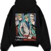 SUITNAN A.black hoodie flat back design - Jujutsu Kaisen Store