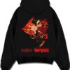 SukunaA.black hoodie flat back design - Jujutsu Kaisen Store