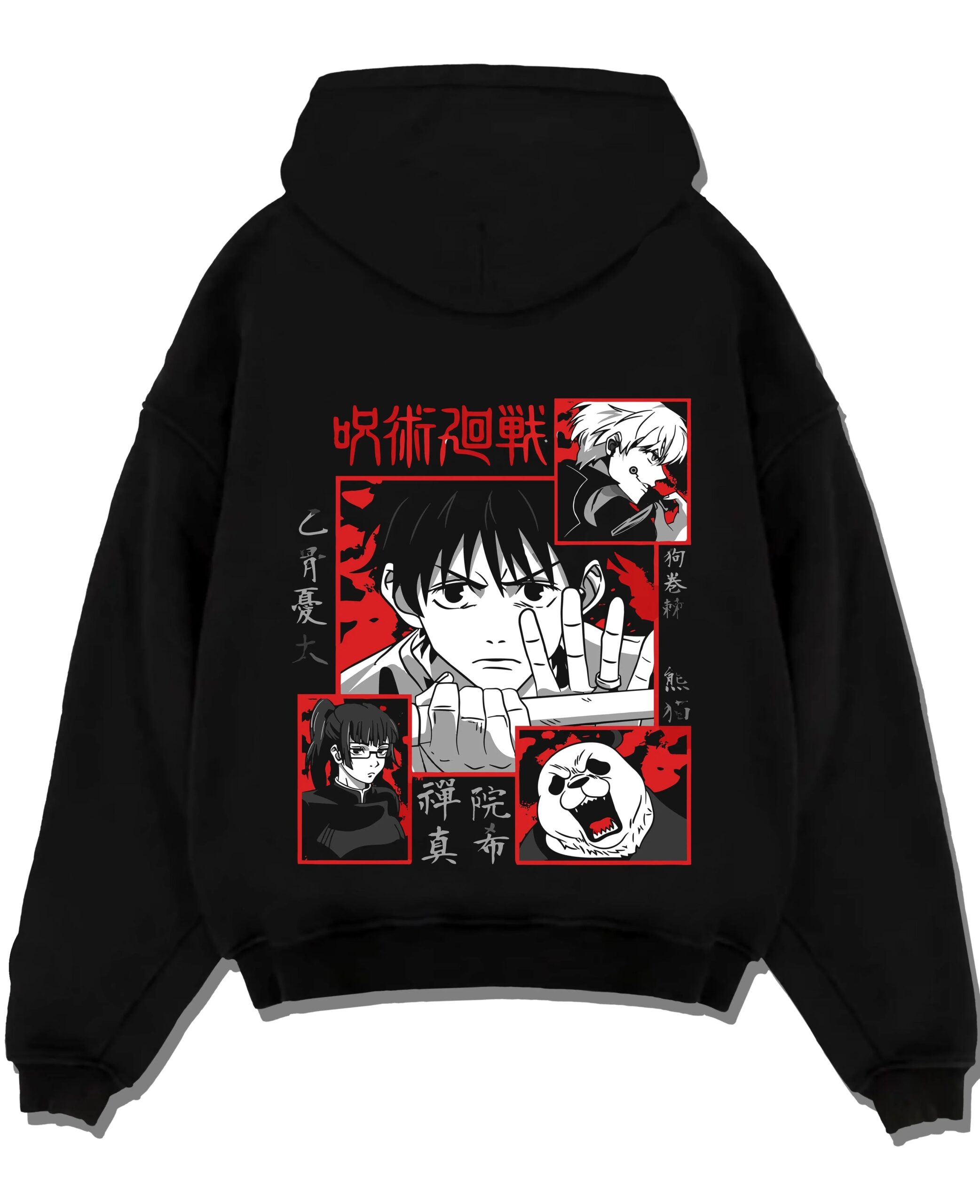 TODOAOI A.black hoodie flat back design scaled - Jujutsu Kaisen Store