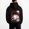 TODOAOI B.black hoodie male back view - Jujutsu Kaisen Store