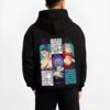 TOGINU B.black hoodie male back view - Jujutsu Kaisen Store