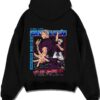 YAGA A.black hoodie flat back design - Jujutsu Kaisen Store