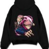 YUJITA A.black hoodie flat back design - Jujutsu Kaisen Store