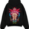 YUTAOK A.black hoodie flat back design - Jujutsu Kaisen Store