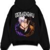 YUTOKK A.black hoodie flat back design - Jujutsu Kaisen Store