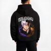 YUTOKK B.black hoodie male back view - Jujutsu Kaisen Store