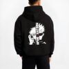 gojo satoru vertical text graphic black hoodie male back - Jujutsu Kaisen Store